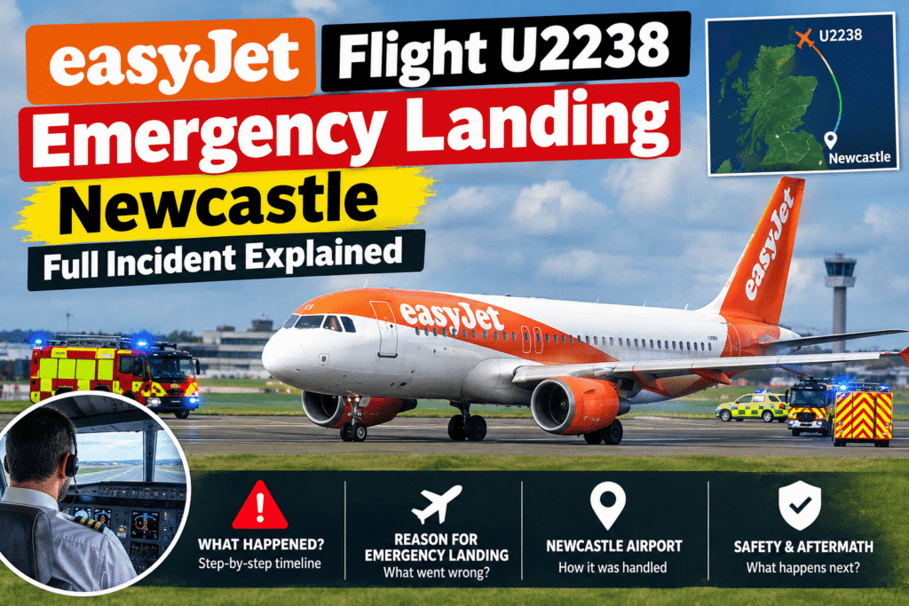 EasyJet Flight U2238 Emergency Landing Newcastle: Full Incident Explained EasyJet Flight U2238 Emergency Landing Newcastle