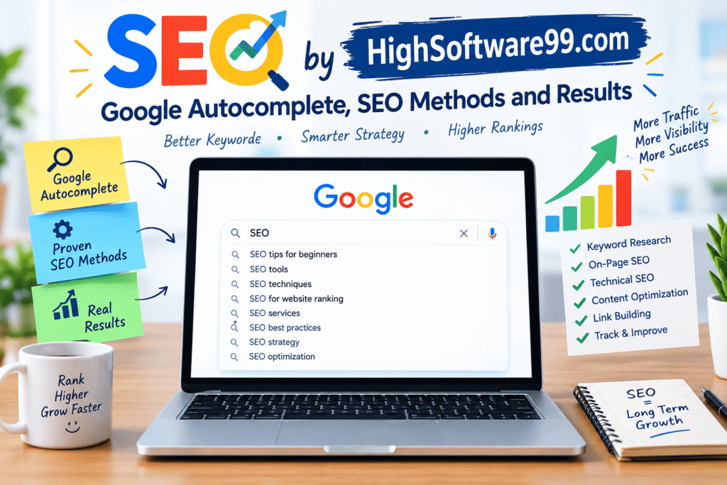 SEO by HighSoftware99.com: Google Autocomplete, SEO Methods and Results SEO by HighSoftware99.com